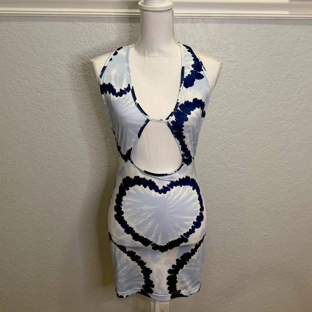 SHEIN Halter Mini Dress Medium - Picture 2 of 9